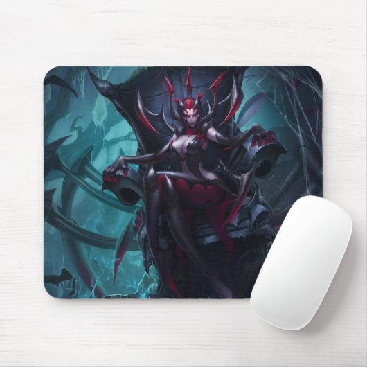 Spider Queen Gaming Mousepad | Gotisch thema ontwe Muismat (Met muis)