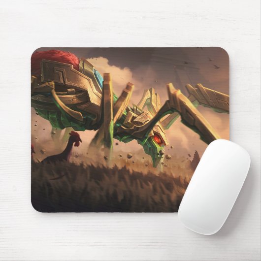 Spider Queen Gaming Mousepad | Gotisch thema ontwe Muismat (Met muis)