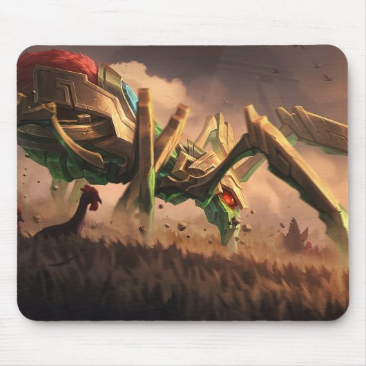 Spider Queen Gaming Mousepad | Gotisch thema ontwe Muismat (Voorkant)