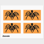 Spider Rechthoekige Sticker (Vel)
