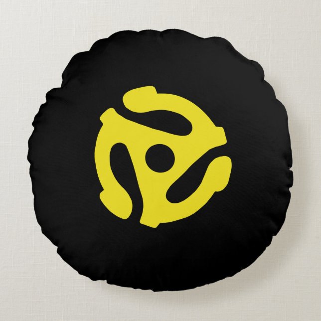 Spider Record Adapter Rond Kussen (Voorkant)