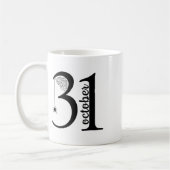 Spider Retro Spooky 31 Halloween Oktober 31st Hall Koffiemok (Links)