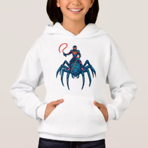 Spider Rider Hoodie - Neon Action Cartoon