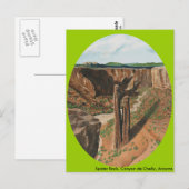 Spider Rock, Canyon de Chelly, Arizona Briefkaart (Voorkant / Achterkant)