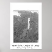 Spider Rock, Canyon de Chelly Poster (Voorkant)