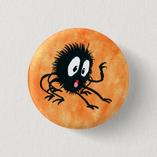 Spider. Ronde Button 3,2 Cm (Voorkant)