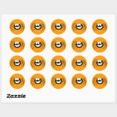 Spider Ronde Sticker (Vel)