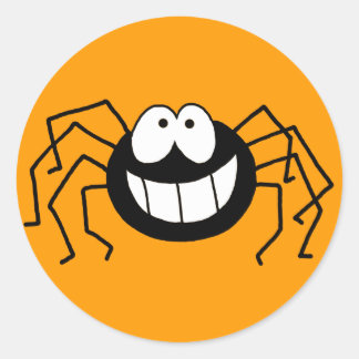 Spider Ronde Sticker