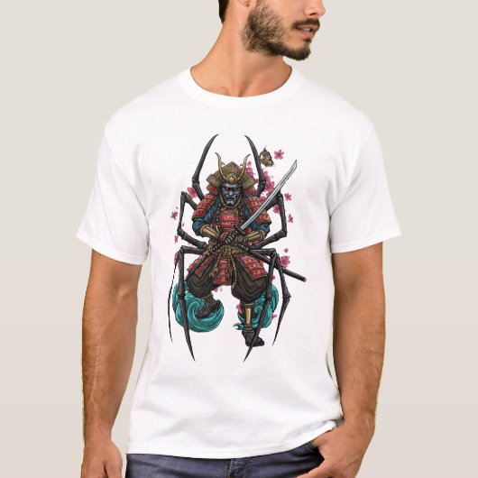Spider Samurai Warrior t-shirt (Voorkant)
