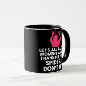 Spider Sarcastic Funny Sarcasm Humor Meme Joke Mok (Voorkant rechts)