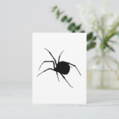 Spider Silhouette Briefkaart (Staand voorkant)