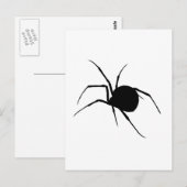 Spider Silhouette Briefkaart (Voorkant / Achterkant)