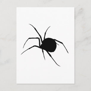 Spider Silhouette Briefkaart