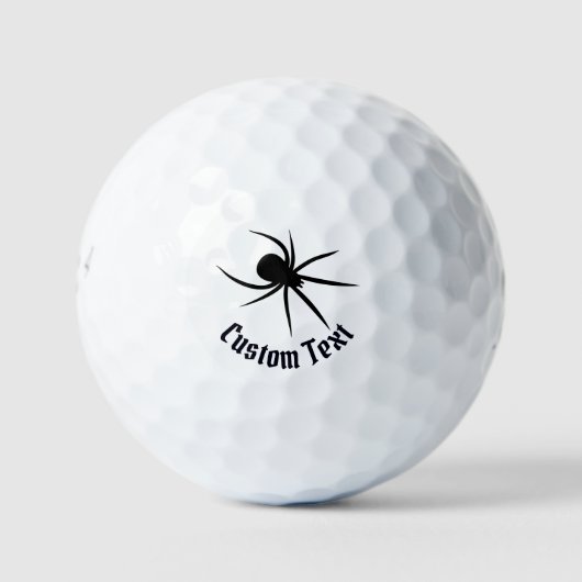 Spider Silhouette Golf Balls Golfballen (Voorkant)