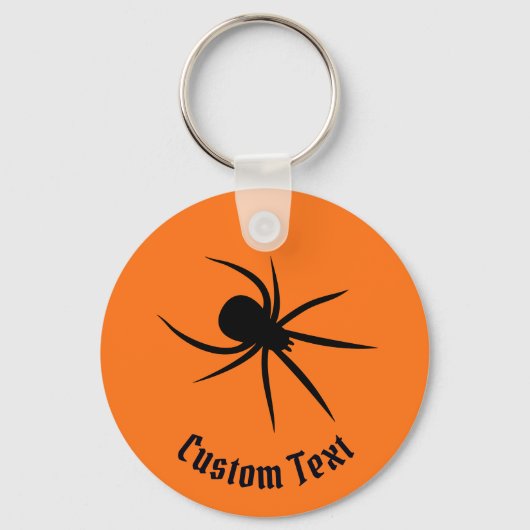 Spider Silhouette Sleutelhanger (Voorkant)