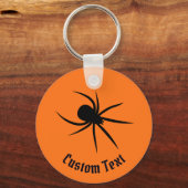 Spider Silhouette Sleutelhanger (Voorkant)