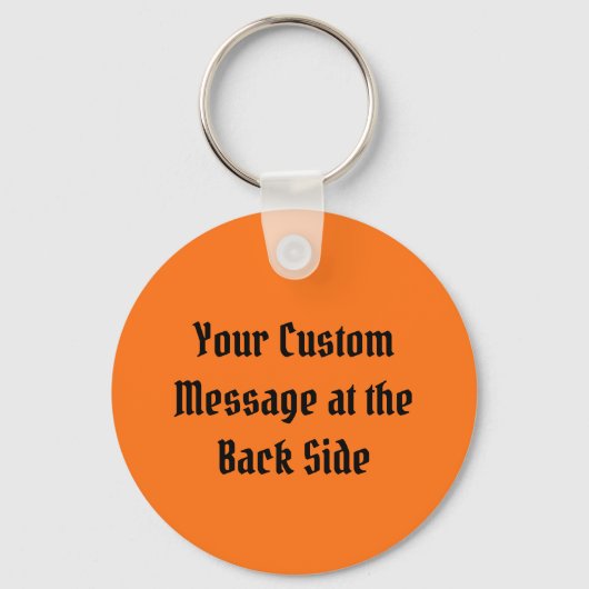 Spider Silhouette Sleutelhanger (Achterkant)