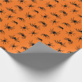 Spider Silhouettes Pattern Cadeaupapier (Hoek)