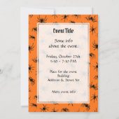 Spider Silhouettes Pattern Kaart (Achterkant)