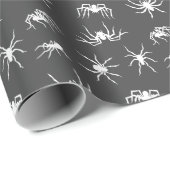 Spider Silhouettes Pattern-pakpapier Cadeaupapier (Rol Hoek)