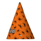 Spider Silhouettes Pattern Party Pet Feesthoedjes (Rechts)
