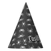 Spider Silhouettes Pattern Party Pet Feesthoedjes (Links)