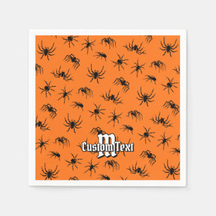 Spider Silhouettes Pattern Servet