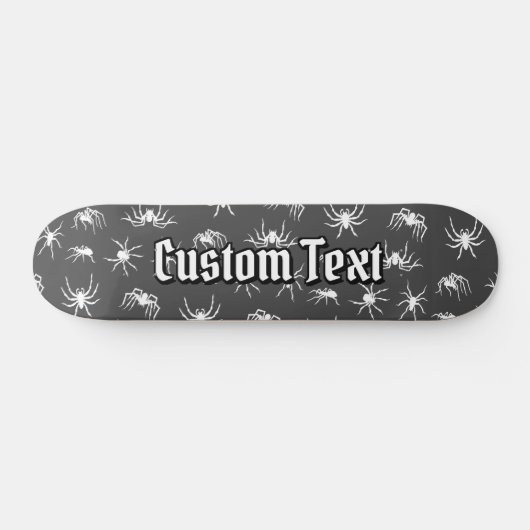 Spider Silhouettes Pattern Skateboard (Horizontaal)