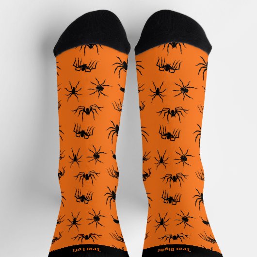 Spider Silhouettes Pattern Socks Sokken (Top)