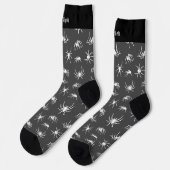 Spider Silhouettes Pattern Socks Sokken (Links)