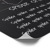 Spider Spider Poster (Hoek)