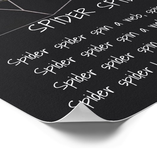 Spider Spider Poster (Hoek)