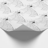 Spider & Spider web Ontwerp van insecten Cadeaupapier (Hoek)