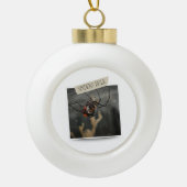 Spider Spirit – Bold Nature-Inspired Design Keramische Bal Ornament (Voorkant)