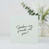 Spider Spirit – Bold Nature-Inspired Design Watch Kaart (Staand voorkant)