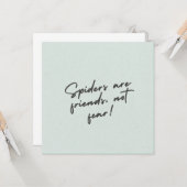 Spider Spirit – Bold Nature-Inspired Design Watch Kaart (Voorkant / Achterkant in situ)