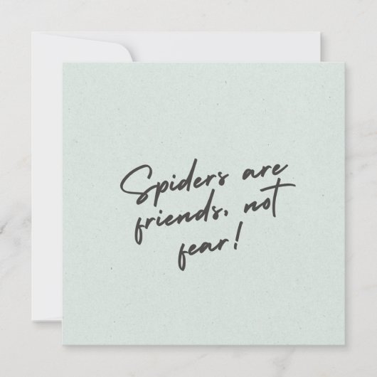 Spider Spirit – Bold Nature-Inspired Design Watch Kaart (Voorkant)