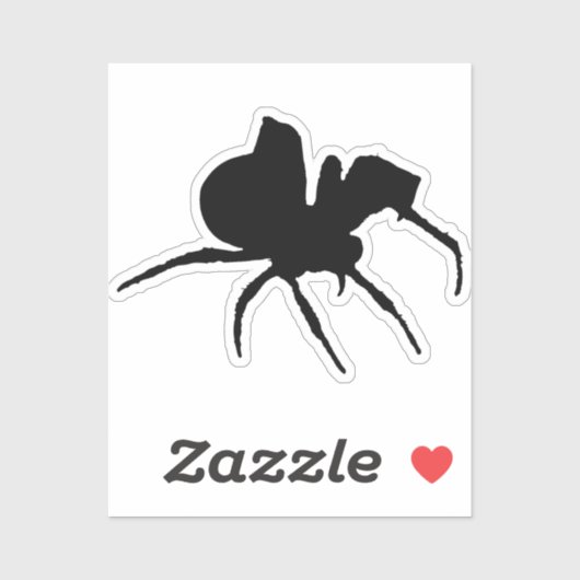 Spider Spooky Halloween Sticker (Vel)