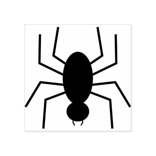 Spider stamp rubberstempel (Afrduk)