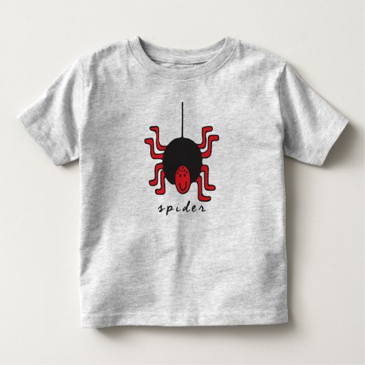 Spider Toddler Top of T-Shirt (geen basis) (Voorkant)