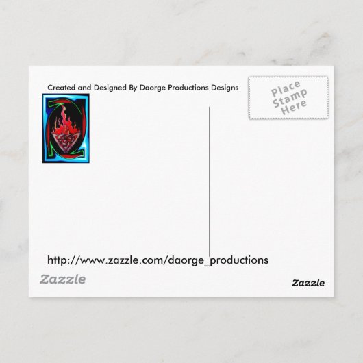 Spider Totem Briefkaart (Achterkant)