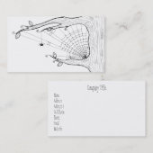 Spider Tree-kaart Visitekaartje (Voorkant / Achterkant)