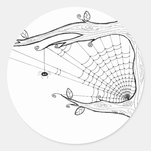 Spider Tree Sticker (Voorkant)