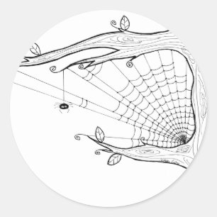 Spider Tree Sticker