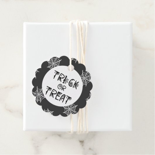 Spider Trick or treat Label (In situ)