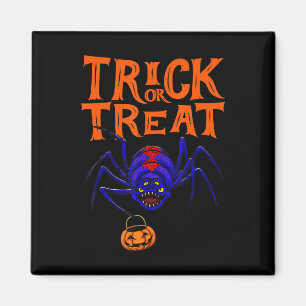 Spider Trick Or Treat Shirt Women Funny Halloween Magneet