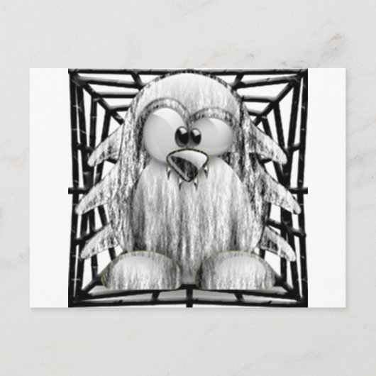 Spider Tux Briefkaart (Voorkant)