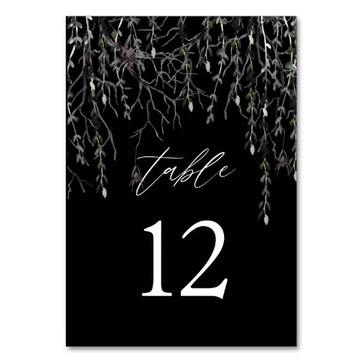 Spider & Twigs Halloween Kaart (Voorkant)