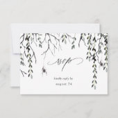 Spider & Twigs Halloween W Meal RSVP Wit (Voorkant)