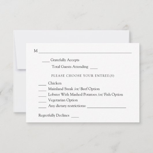 Spider & Twigs Halloween W Meal RSVP Wit (Achterkant)